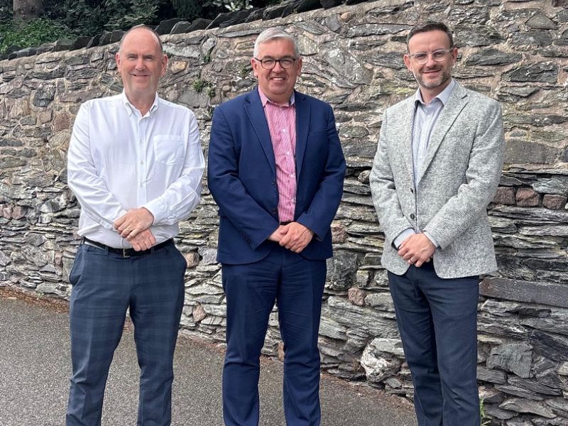 Pictured from left to right are Director Simon Collin, Director Daniel Garfoot and Director Chris Hunt.