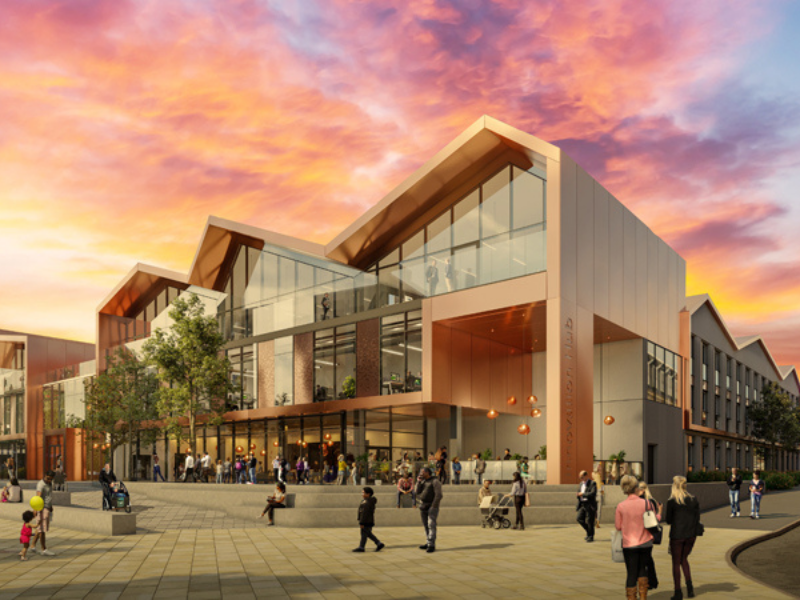 Artist's impression of Scunthorpe High Street