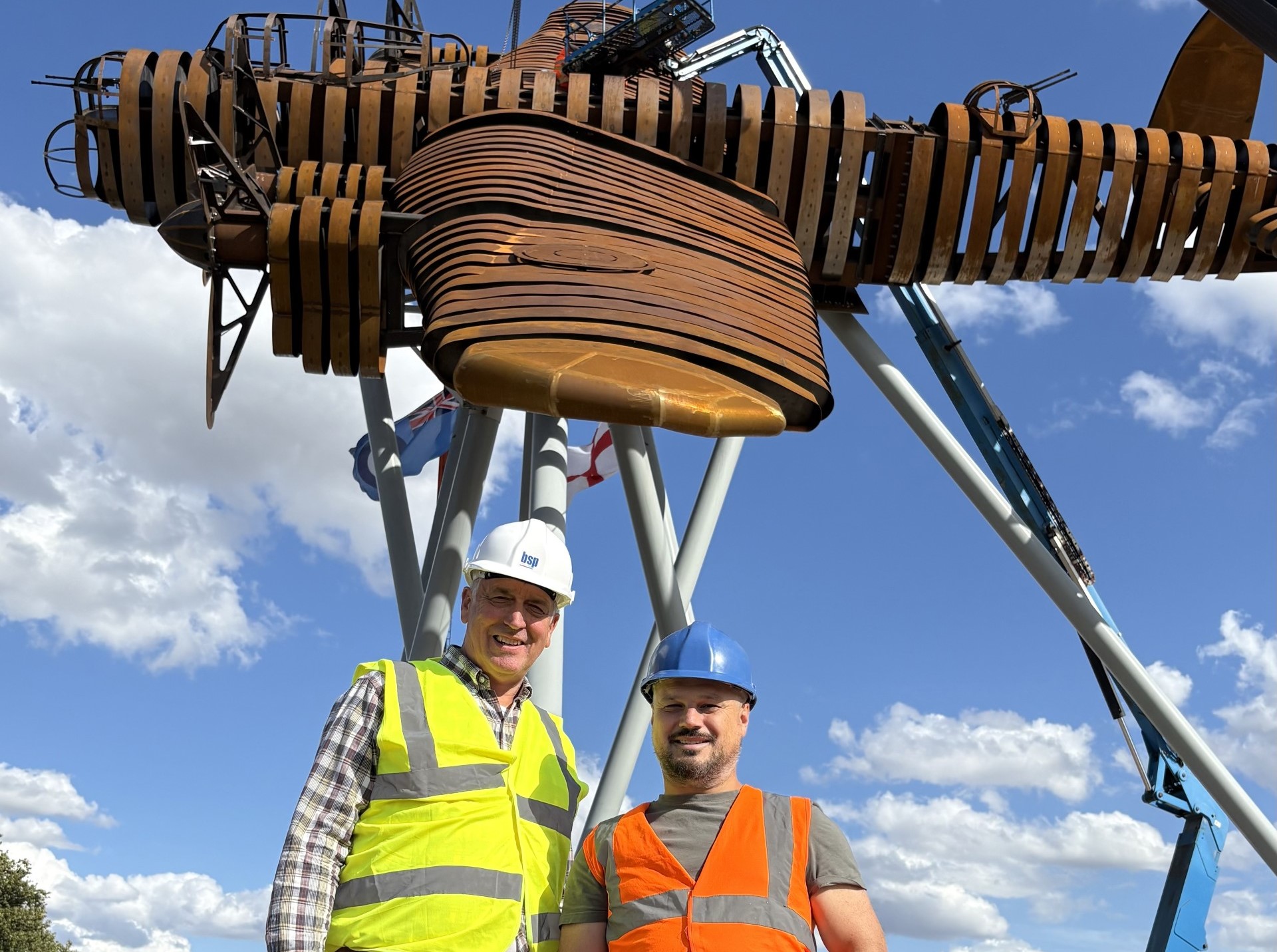 Carl Hilton and Dan Gillen on site