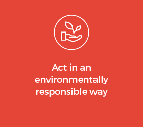 Act in an environmentally responsible way