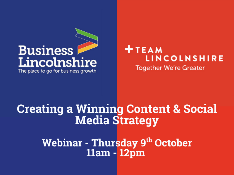 content and social media webinar