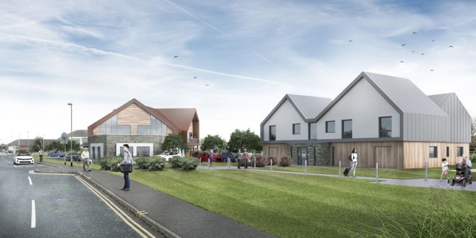 East Lindsey artist impression of health centre
