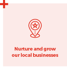 Nurture and grow our local businesses
