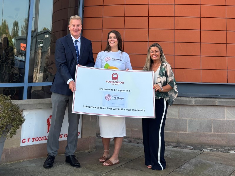 G F Tomlinson and Treetops Hospice