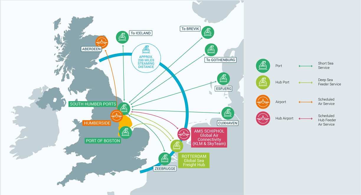 Greater Lincolnshire's logistics map