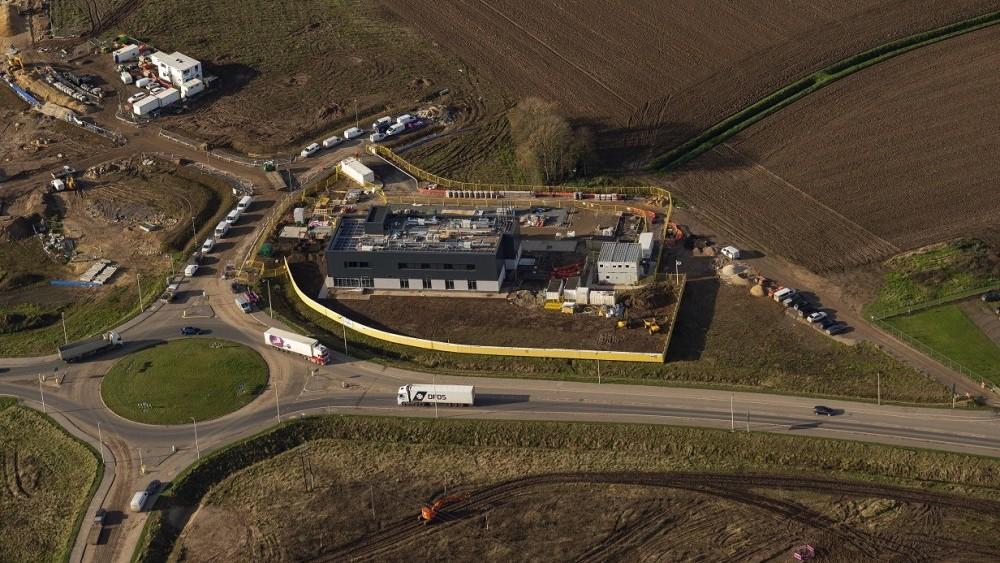 Holbeach drone view
