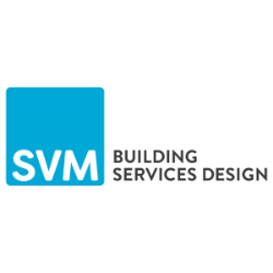 Svm building services design square logo