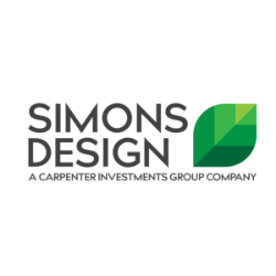 Simons designs square logo