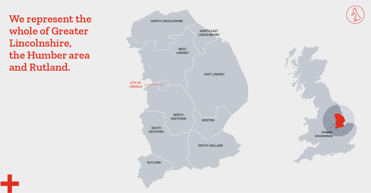 Area of coverage for Team Lincolnshire