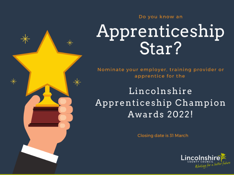 Lincolnshire Apprenticeship Champions Award